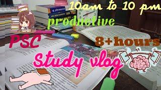 PSC STUDY VLOG||A productive day⏰⌛#selfstudypsc #kpsc #study #pscaspirants