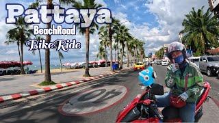 Pattaya Beach Road - Bike Ride Incredible POV in 4k