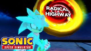 NEW Radical Highway Secret World in Sonic Speed Simulator