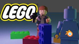 LEGO falling #Blender