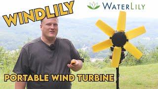 Windlily, A Portable Wind Turbine Accessory For Waterily