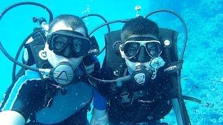 МОЕ САМОЕ ПЕРВОЕ ПОГРУЖЕНИЕ С АКВАЛАНГОМ ВОЗЛЕ КОРАЛЛОВ! FIRST DIVING IN THE RED SEA