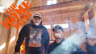 HOTBOXING A SHED AT HOME DEPOT