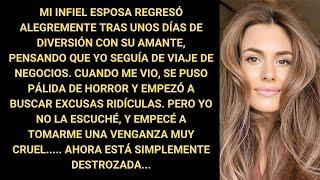 Mi Infiel Esposa Regresó Alegremente Tras Unos Días De Diversión Con Su Amante, Pensando Que Yo