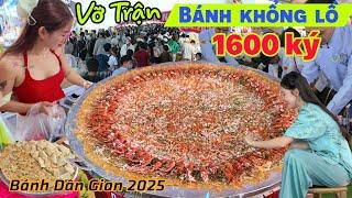 Xuất hiện bánh 1600 ký lễ hội bánh dân gian Cần Thơ - Bánh Xèo khổng lồ 100 tôm hùm