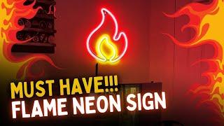 COOL FLAME LED NEON SIGN | LUMOONOSITY | MUST HAVE GAMING LIGHT