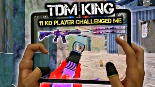 11 KD PLAYER CHALLENGED TDM KING  | IPAD PRO 120 FPS PUBG MOBILE HANDCAM