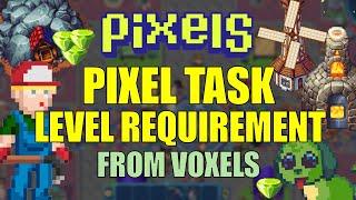 PIXEL TASK LEVEL REQUIREMENT | FROM VOXELS #pixels