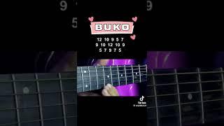 Buko intro tutorial #guitar #reels #fypシ゚viral #fypyoutube #reelsshorts #tabs #shorts #shortvideo