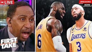 FIRST TAKE | "New-look Lakers will WIN Western Conference" - Stephen A. SHUTS DOWN LeBron doubters