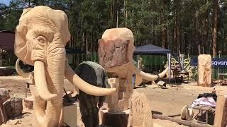 Фестиваль деревянных скульптур «Лукоморье на Байкале»
