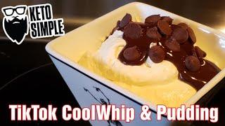 TikTok Cool Whip Pudding Trend #Shorts Sugar Free #Keto Hack Easy Dirty Lazy