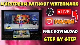 Best Screen Mirroring Software For Streaming 4K+120 fps | Step By Step Watermark REMOVE in DOUWAN!!