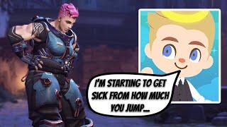 LO2's First Overwatch Coaching Session With Forgiving | Great Zarya Tips