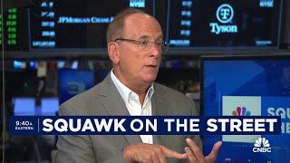 BlackRock CEO Larry Fink: We need unfettered businesses & growth from the private sector