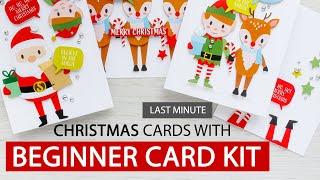 Super Easy Interactive Last-Minute Christmas Cards with This Beginner Card Kit