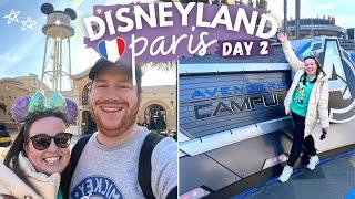 DISNEYLAND PARIS!   DAY TWO • Avengers Campus & Drone Show, Walt's Restaurant & Shopping 