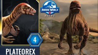 Apex Plateorex Level 30 ET4: Skirmish on the Shores! Jurassic World Alive PVP