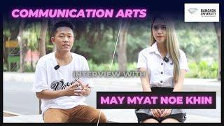 Communication Arts major interview (Communication Strategy Ideation, Bangkok University)