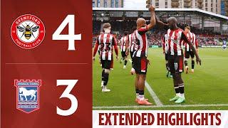 Brentford 4-3 Ipswich Town | Extended Premier League Highlights