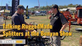 Talking RuggedMade Log Splitters with Mallard 5 at the 2024 Paul Bunyan Show