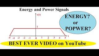 Energy and Power Signals (Example 6)