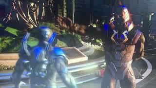 Blue Beetle Gets Swat Like A Bug By Darkseid