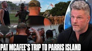 Pat McAfee Is Honored To Visit Parris Island & Witness Marine Corps Training