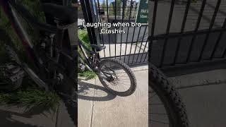 When bro doesn’t get up from a crash #fypage #viralvideo #mtb