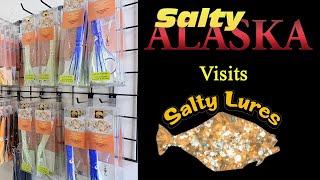 A visit to Salty Lures headquarters, in Kenai, Alaska.