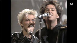 Roxette Jacobs Stege oct 1988 - Dangerous, Listen To Your Heart, Interview & The Look. SVT Archives