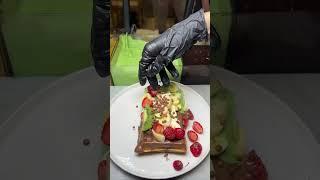 Best loaded waffle in the world #food #streetfood #foodie #popular #best #top #trend