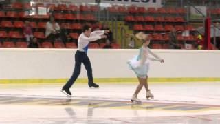 2015 ISU Jr. Grand Prix - Linz Short Dance Olga GIGLAVA / Aleksandr SIROSHTAN UKR