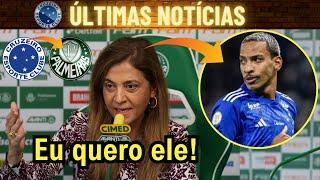 BOMBA! PEGOU TODOS DE SURPRESA! PALMEIRAS QUER ESTRELA DO CRUZEIRO! JORNALISTA CONFIRMOU!