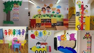Classroom decoration ideas for primary school/wall hanging decoration/Door decoration ideas