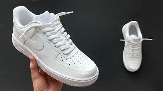 How To Put On White Air Force Shoelaces