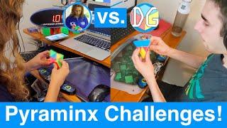 Cubing Challenges: Pyraminx Edition! (Ft. DGCubes) | #3