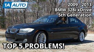 Top 5 Problems BMW 3 Series Sedan 2009-2013 5th Generation