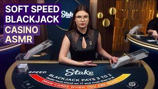 Unintentional ASMR Casino ️ Soft Speed Blackjack Session