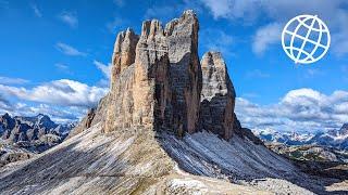 Tre Cime di Lavaredo, The Dolomites, Italy  [Amazing Places 4K]