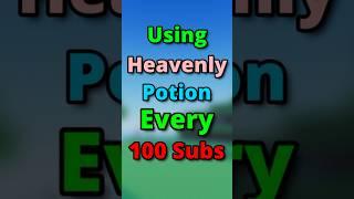 Using a Heavenly Potion… #solsrng #roblox #solrng