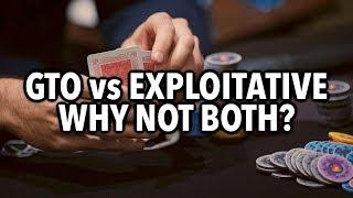 Run It Once Training: GTO vs EXPLOITATIVE Play - Why Not Both?