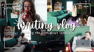 Finishing the First Draft | Cozy Romance Writing Vlog | Natalia Leigh