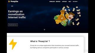 proxylite Boost Passive Income Earning sharing unused internet data bandwidth