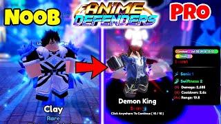 Going from Noob to Pro in Anime Defenders | Ep. 01 | Roblox