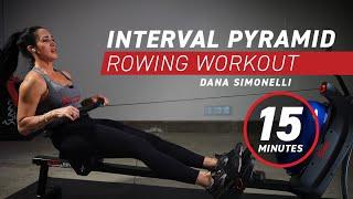 Interval Pyramid Rowing Workout - Intermediate | 15 Minutes