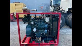 2012 Kubota V3600 Diesel Engine Power Unit for sale @JJRebuilders test run,Stock # 005910