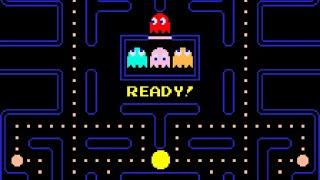 playing Pac-Man handheld device in 2024