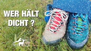 Macht GoreTex einen Unterschied? Der Test bei Berg- und Wanderschuhen