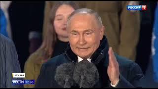 Начало и фрагмент "Вестей" (Россия-1, 18.03.2024, 19:59 MSK RUS)